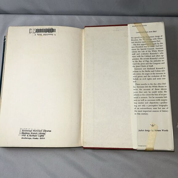 Kennedy by Theodore C. Sorensen 1965 First Edition Hardcover Dust jacket ExLib - Picture 12 of 14